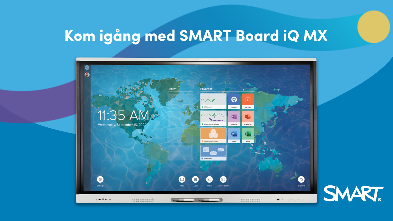 Självstudier Kom igång med SMART Board iQ MX